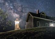 Nobska Lighthouse Milky Way