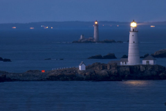 Boston Light and Graves Light