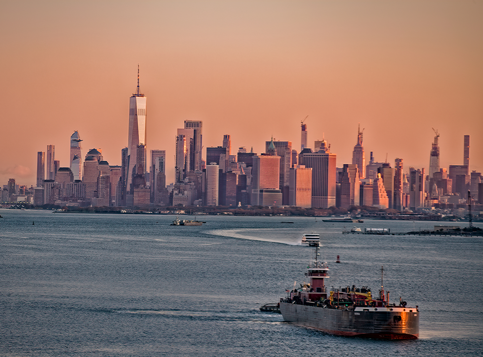 Sunrise-over-Manhattan Sunrise-over-Manhattan