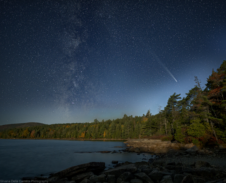 Comet and the Milky Way