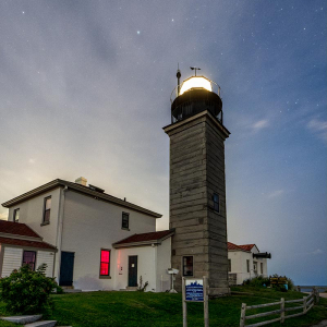 Photo Walk - Beavertail Lighthouse Sunset & Star Trails - July 20, 2024